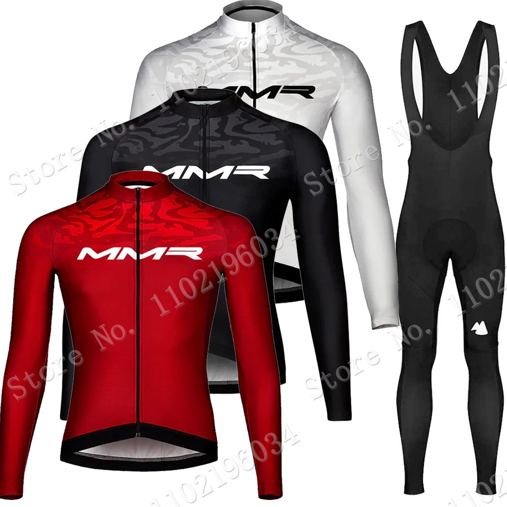 Winter Clothing In Spanish - Radtrikot MMR Team 2023 Set Rot