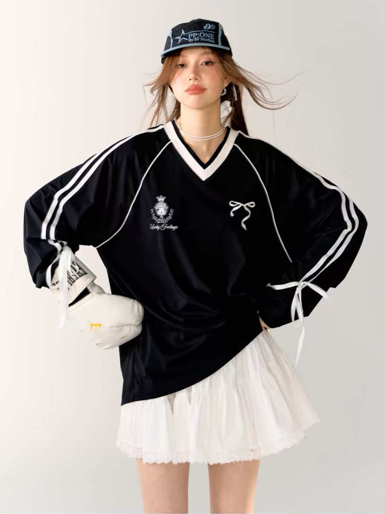 Winter Clothing Aesthetic - HOUZHOU Vintage Y2k Damen Sport T-Shirts