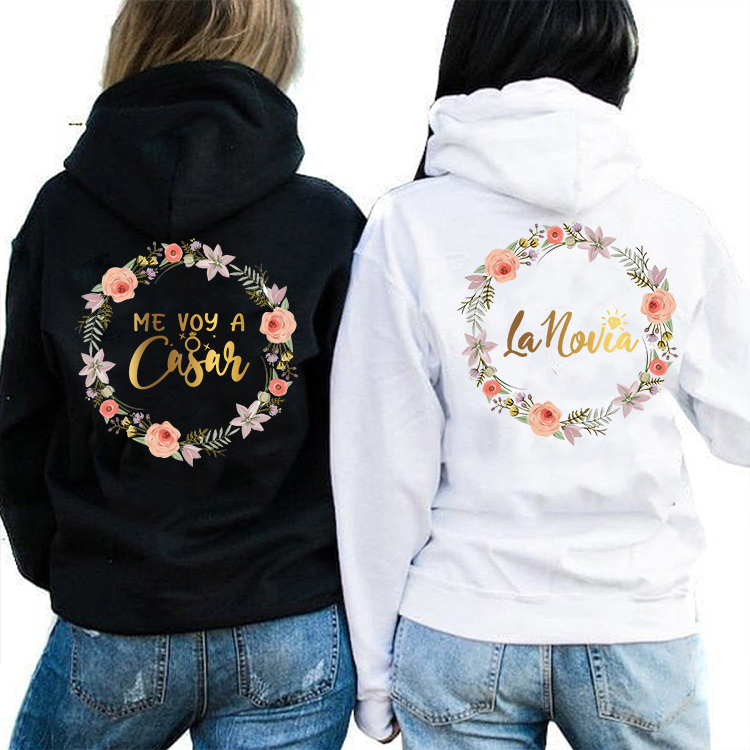 Winter Clothing In Spanish - Spanische Braut Team Pullover Hoodies Bachelorette