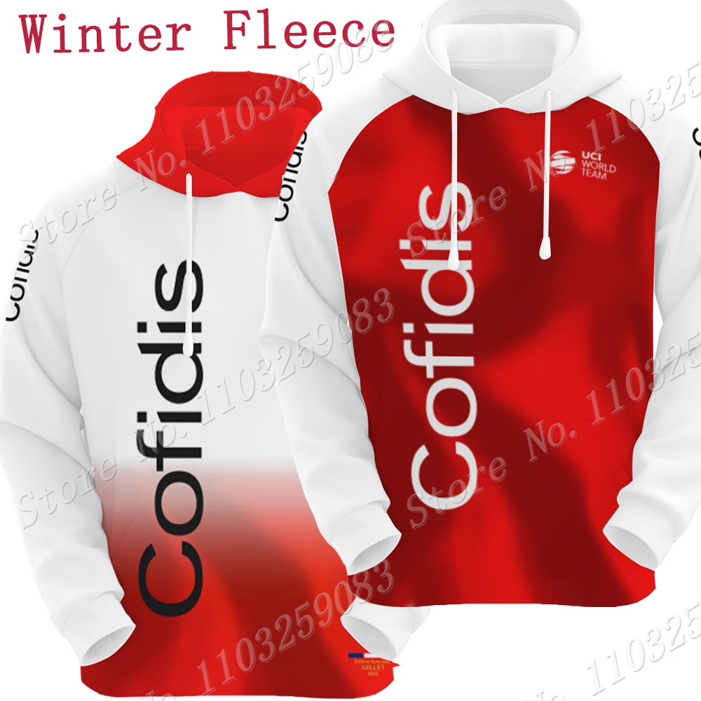 Winter Clothing In Spanish - Cofidis 2023 Team Hoodie Männer lässig