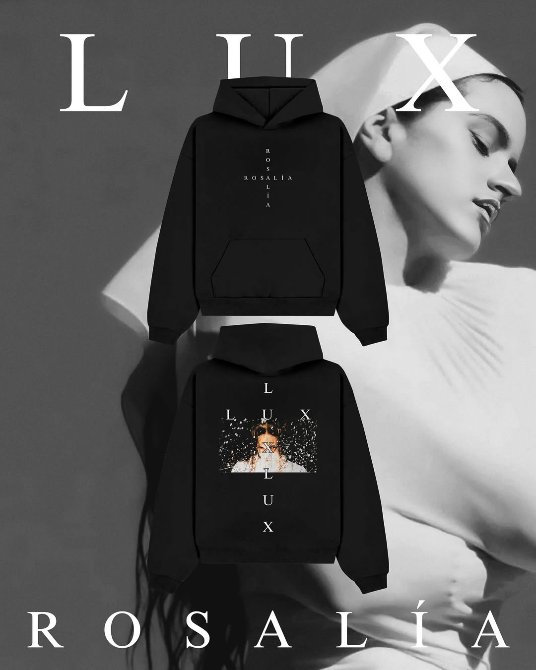Winter Clothing In Spanish - Spanisch Sänger Rapper ROSALIA LUX Hoody