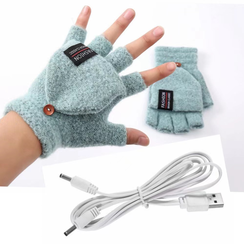 Hand Warmer Reusable - Elektrisch beheizte Handschuhe, Handwärmer, Fäustlinge, Heizung,