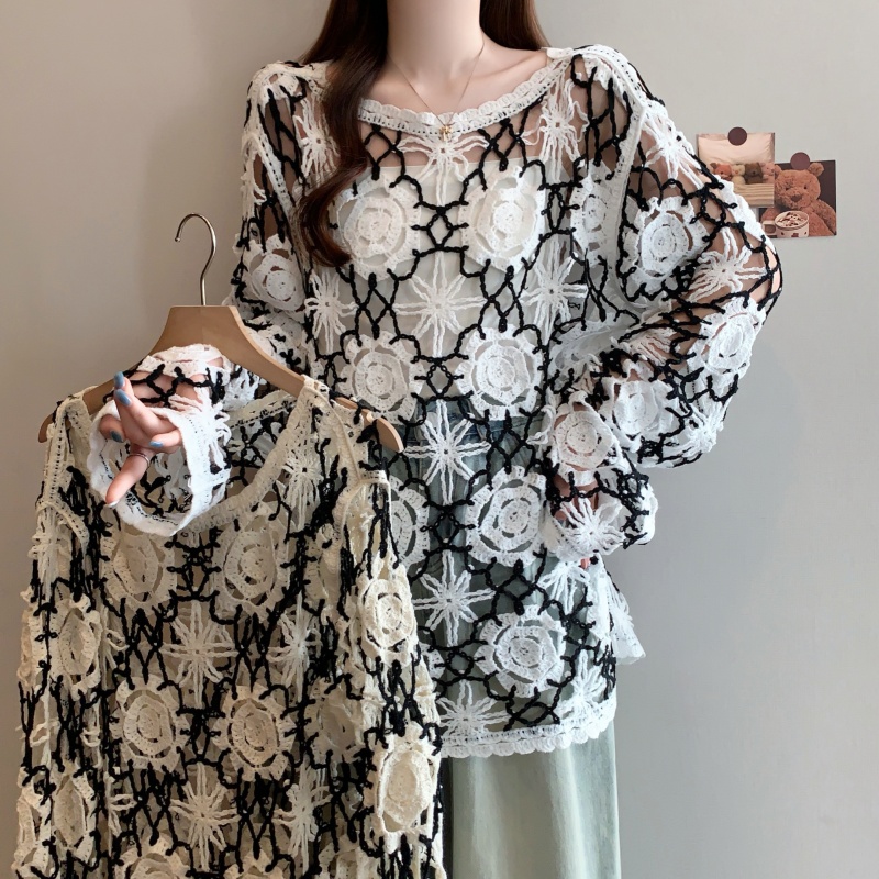Clothing Style Winter - Lässiger Langarm-Pullover, elegante Strickjacke, O-Ausschnitt, schicke