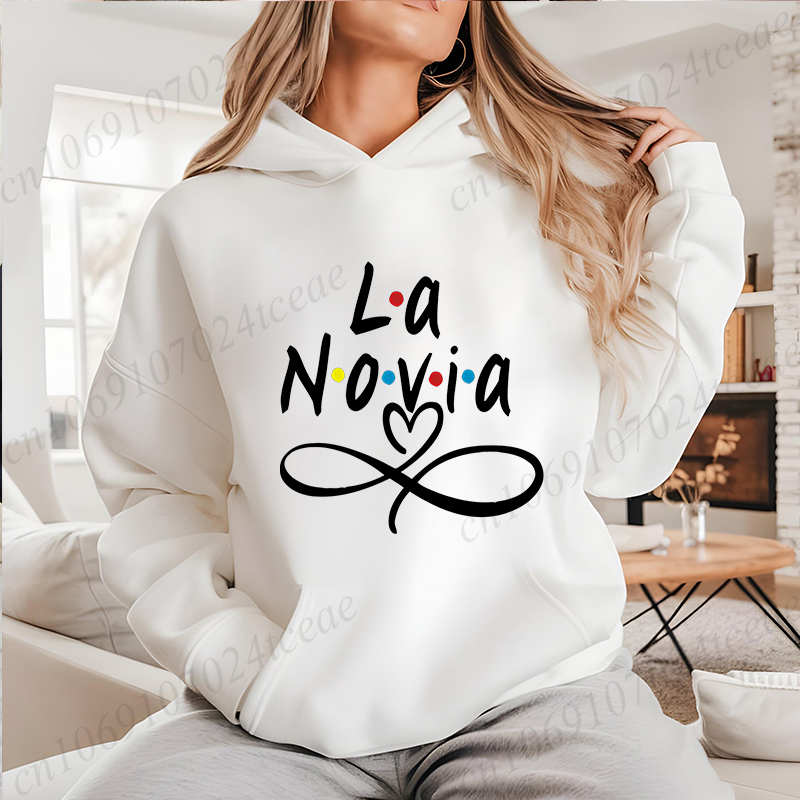 Winter Clothing In Spanish - La Novia Grafik-Kapuzenpullover für Novia Bride,