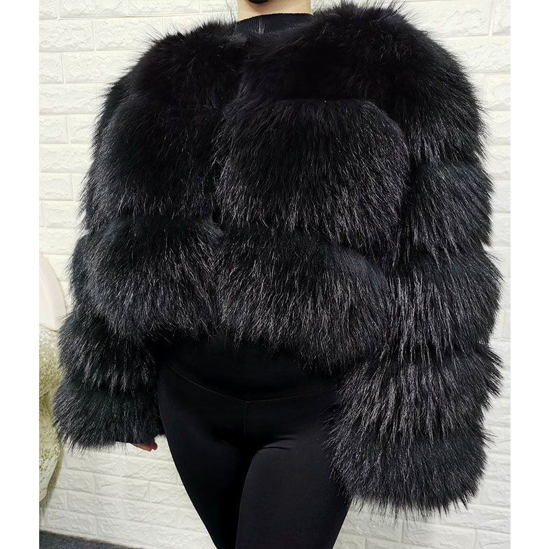 Plus Größe Tops Braun Pelz Mao – Warm Winter Clothing Bewertung und Preis