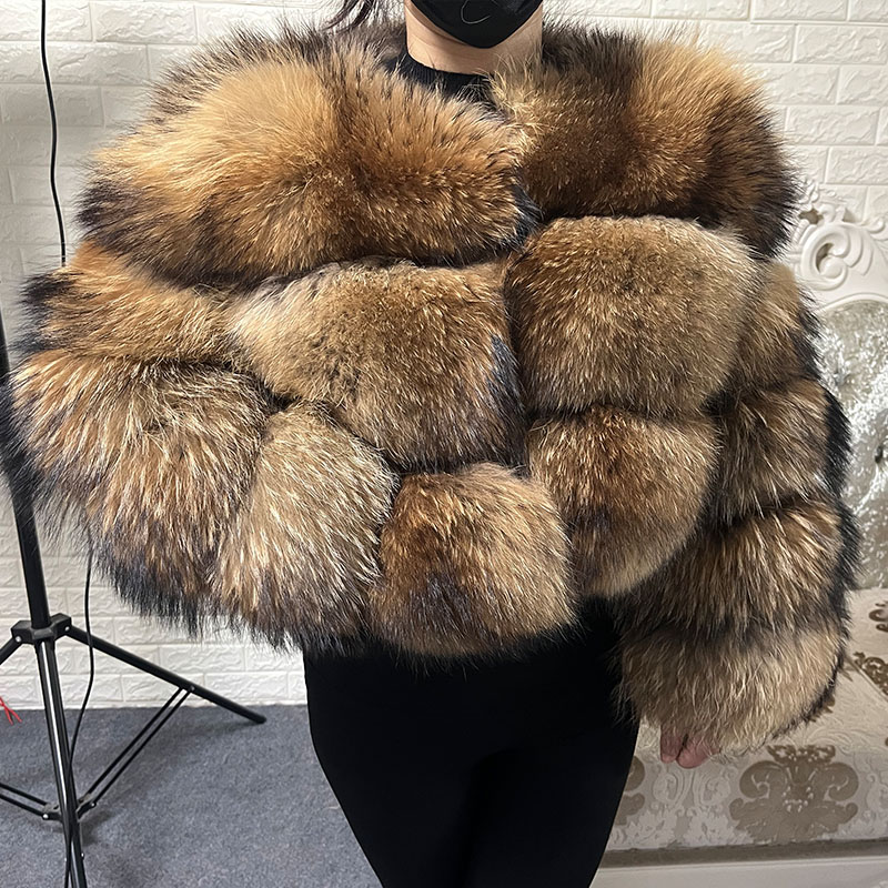 Plus Größe Tops Braun Pelz Mao – Warm Winter Clothing Bewertung und Preis