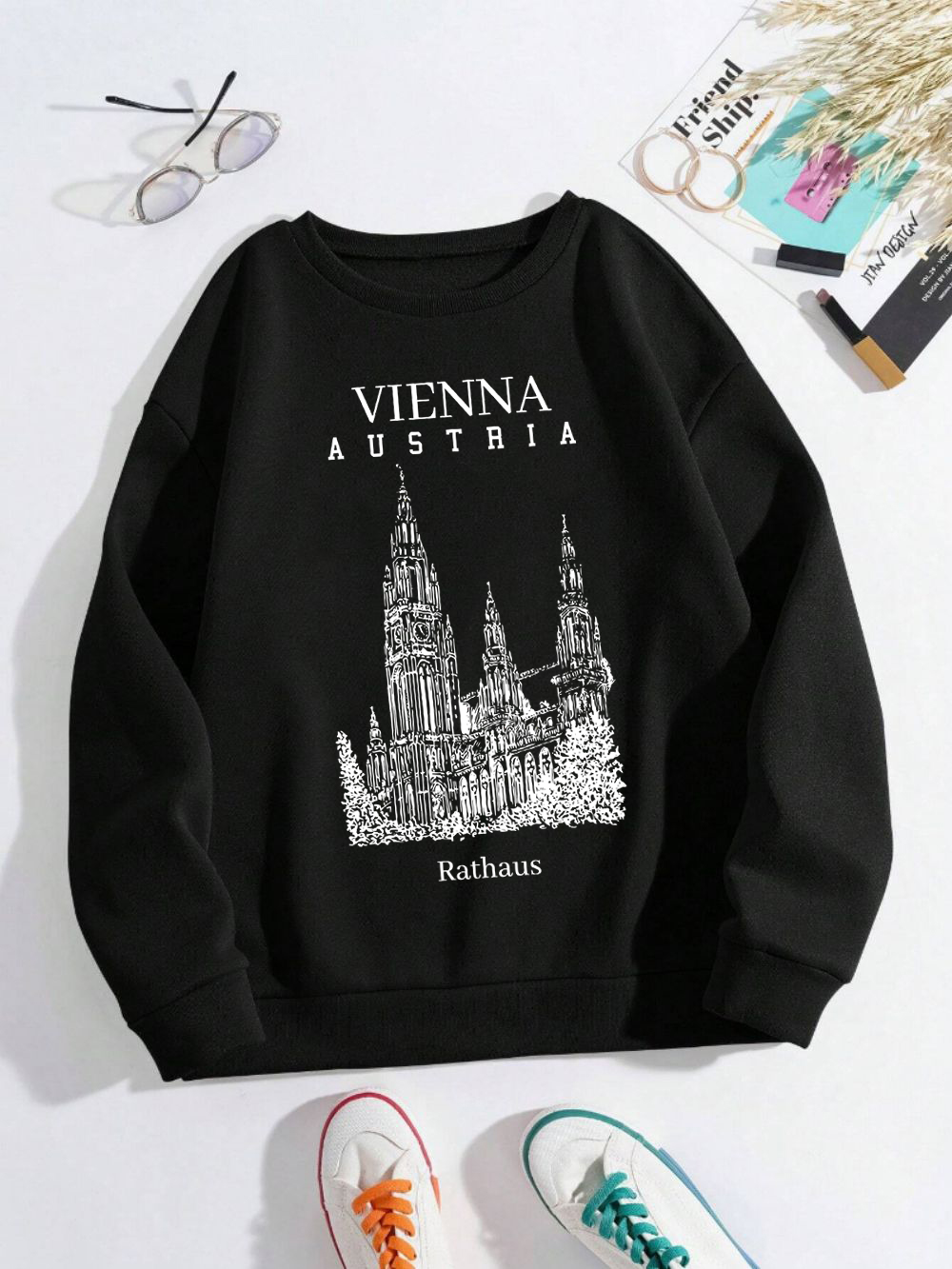 Wien Österreich Rathaus Druck  – Winter Clothing Vienna Bewertung und Preis