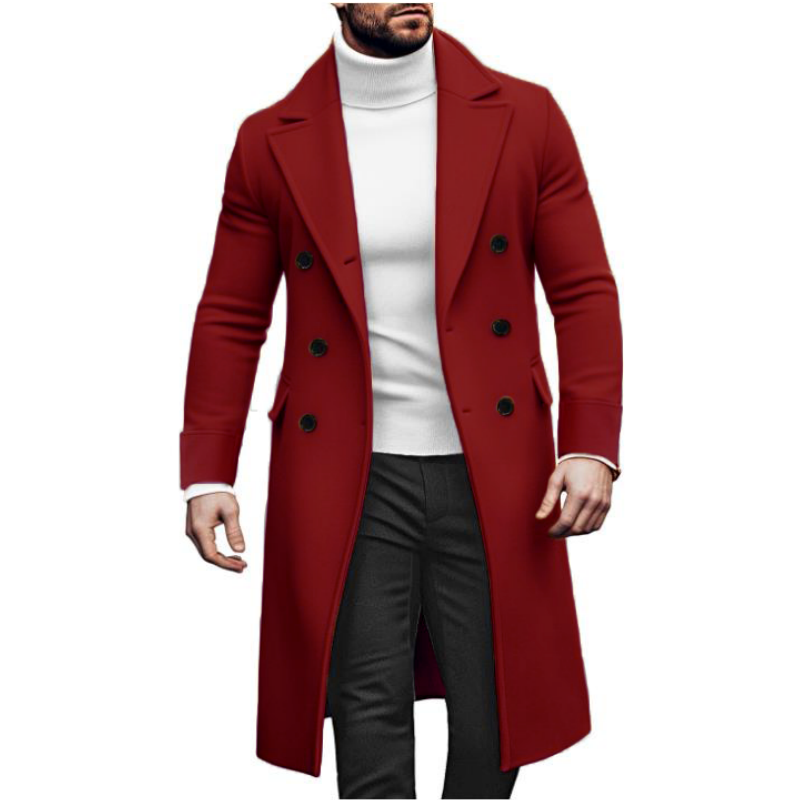 Herren langer Zweireiher mante – Winter Clothing Types Bewertung und Preis