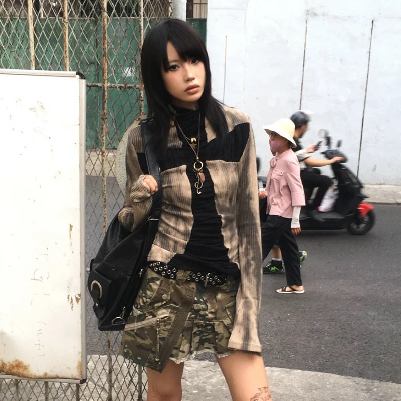 Karrram Japanische Y2k gerippt – Winter Clothing Aesthetic Bewertung und Preis