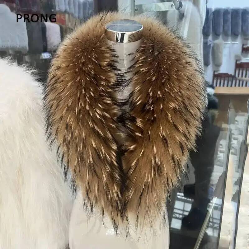 Natürliche Waschbären Pelz Kra – Winter Clothing Online Bewertung und Preis