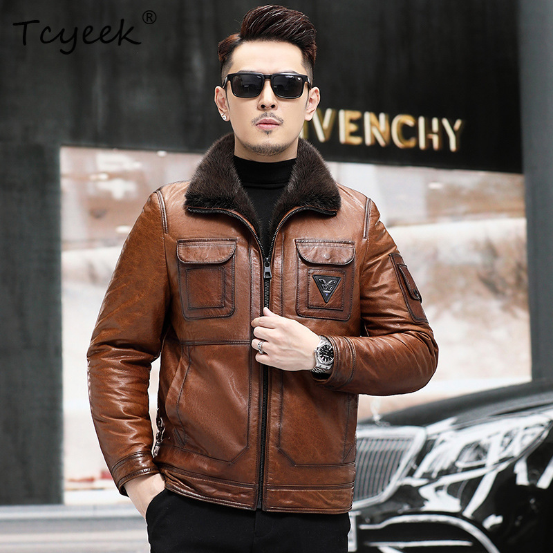 Tcyeek Herrenjacke aus Echtem  – Warm Winter Clothing Bewertung und Preis