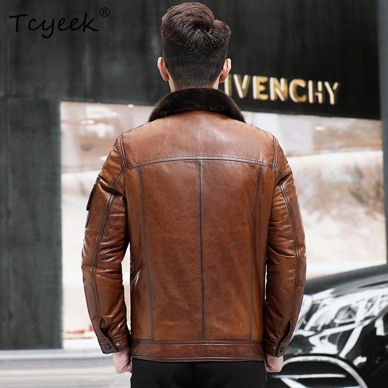 Tcyeek Herrenjacke aus Echtem  – Warm Winter Clothing Bewertung und Preis