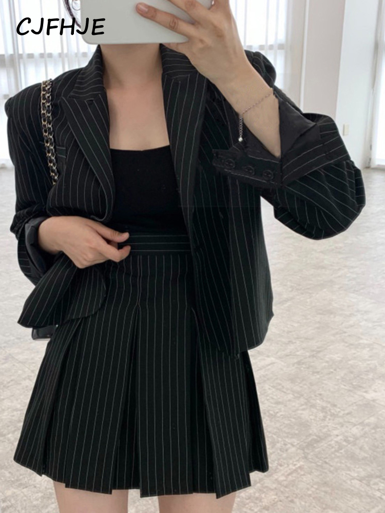 Cjfhje Mode Streifen Blazer Fr – Winter Clothing Online Bewertung und Preis