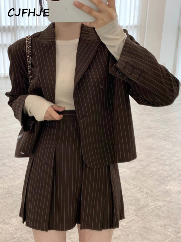 Cjfhje Mode Streifen Blazer Fr – Winter Clothing Online Bewertung und Preis