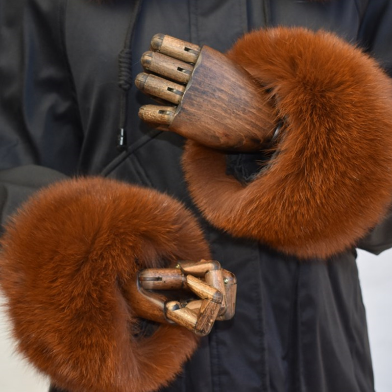 Fuchspelz-Manschetten für Dame – Winter Clothing Online Bewertung und Preis