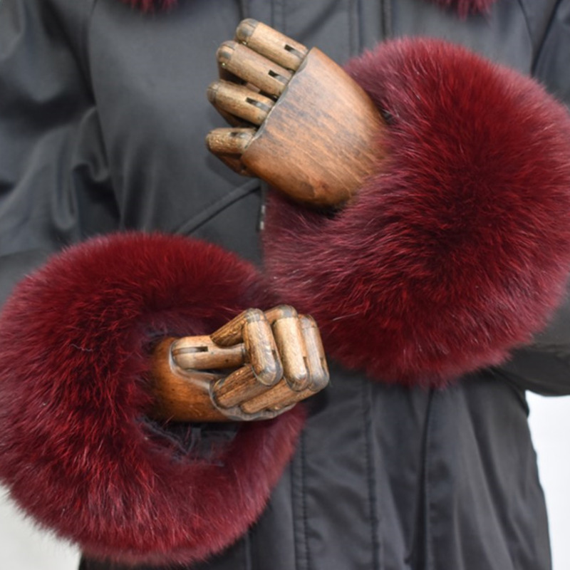 Fuchspelz-Manschetten für Dame – Winter Clothing Online Bewertung und Preis