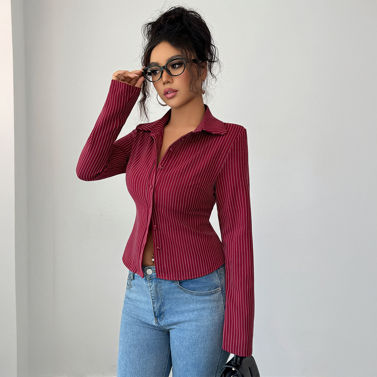 Lässiger Hochwertiger Gestreif – Winter Clothing Types Bewertung und Preis