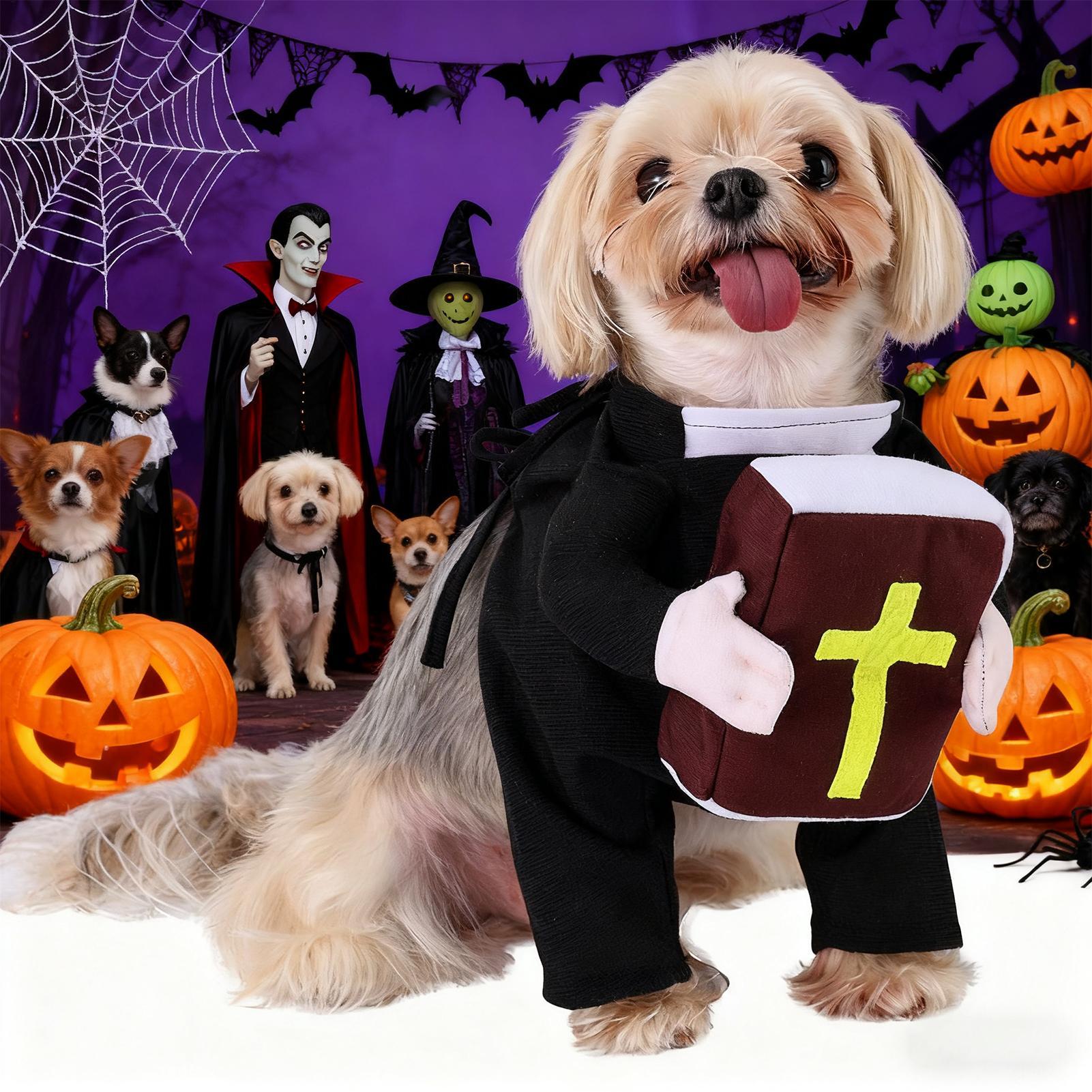 Hunde-Cosplay-Kostüm, lustiger – Winter Clothing Dress Up Bewertung und Preis